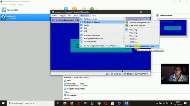 instalacion de VirtualBox + Windows 3.1 смотреть онлайн