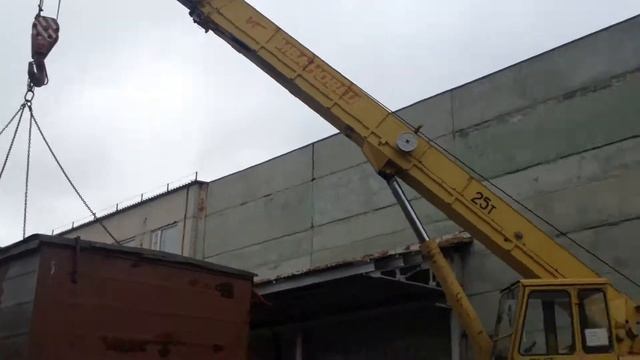 погрузка негабаритной бытовки краном на площадку смотреть онлайн