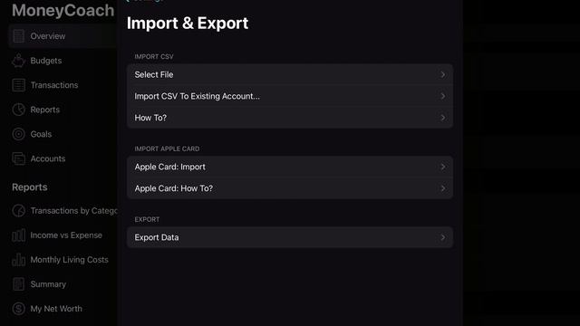 How to import a CSV File to your Account? - MoneyCoach Tips смотреть онлайн