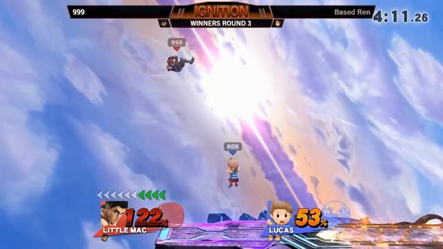 Ignition #47 WINNERS ROUND 3 - 999 (Little Mac) vs Based Ren (Lucas) смотреть онлайн