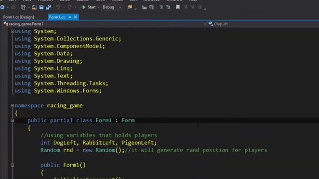 Animal racing game | window form | csharp project смотреть онлайн