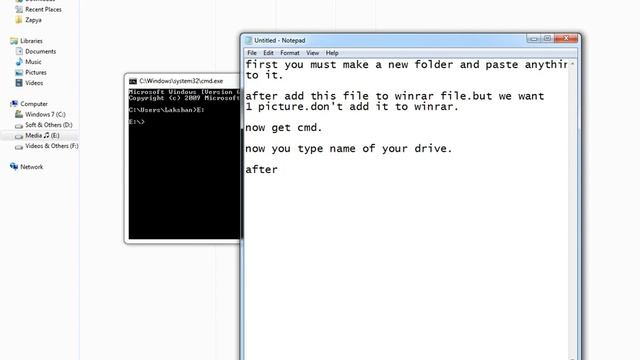how to hide file in picture using cmd смотреть онлайн