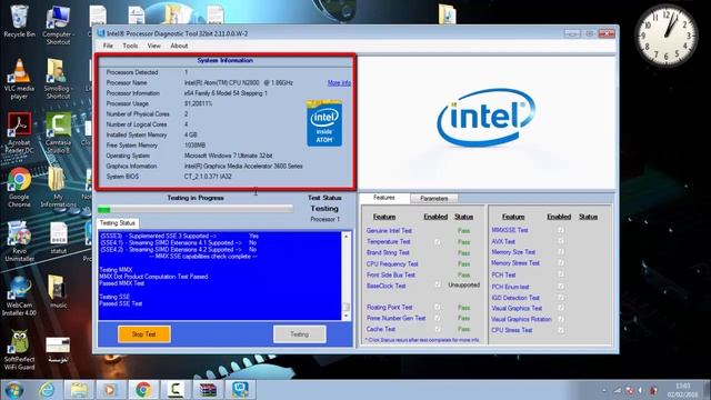 قم بفحص سلامة معالج حاسوبك الان عبر اداة رسمية من شركة Intel смотреть онлайн
