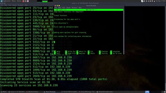 nmap host discover,os direction,port scanning смотреть онлайн