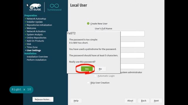 Установка openSUSE Tumbleweed смотреть онлайн