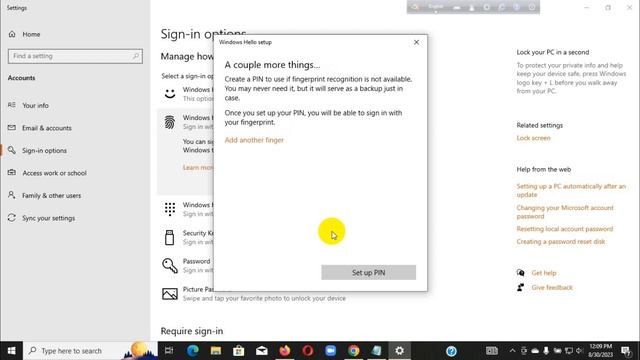 Enable windows hello Fingerprint | Active windows hello Fingerprint смотреть онлайн