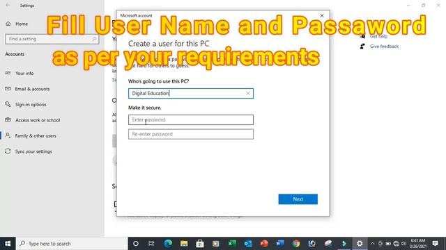 How To Create a New User Account on Windows 10 | How to Create a Guest user Account on Windows 10 смотреть онлайн