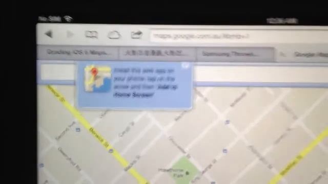Google Map on iOS 6 (problem solved) смотреть онлайн