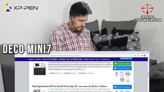 Tableta Digitalizadora Xp-Pen Deco Mini7 llegó a Colombia, úsala para dibujar o en clases virtuales смотреть онлайн