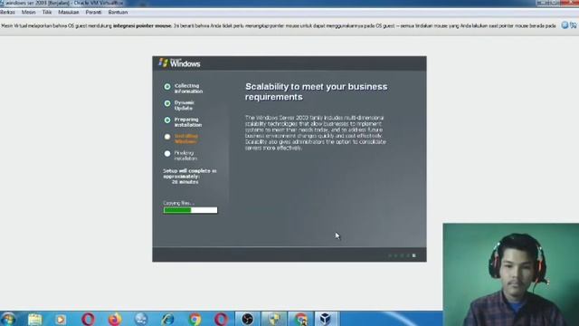 Instalasi windows server 2003 menggunakan virtual box смотреть онлайн