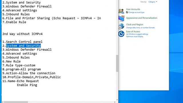 How to Allow Pings (ICMP Echo Requests) Through Your Windows Firewall смотреть онлайн