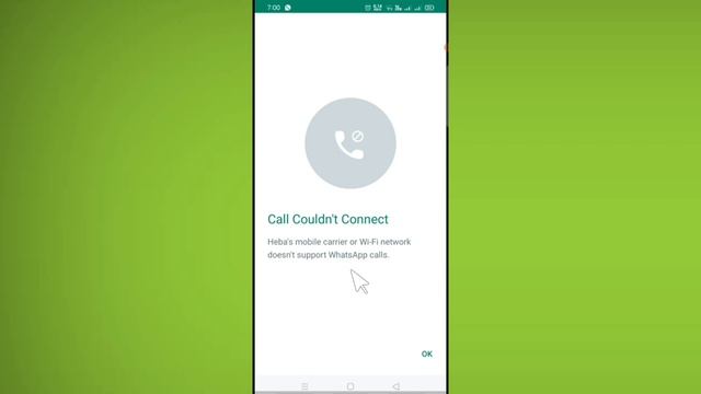 WhatsApp Call Couldn't Connected mobile carrier or Wi-Fi network doesn't support WhatsApp calls. ? смотреть онлайн
