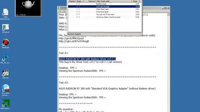 1 Compare 2D Standard VGA vs Radeon driver смотреть онлайн