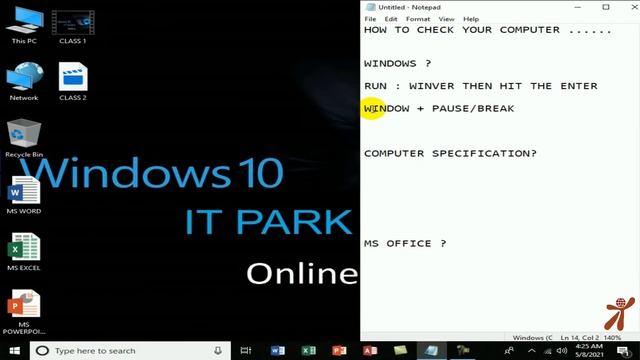 How To Check Your Computer Windows, Specification , | Computer Basics | Computer For Beginners смотреть онлайн