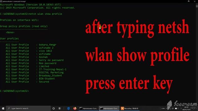How to see the WiFi password Connected to laptop with the help of CMD in neplali смотреть онлайн
