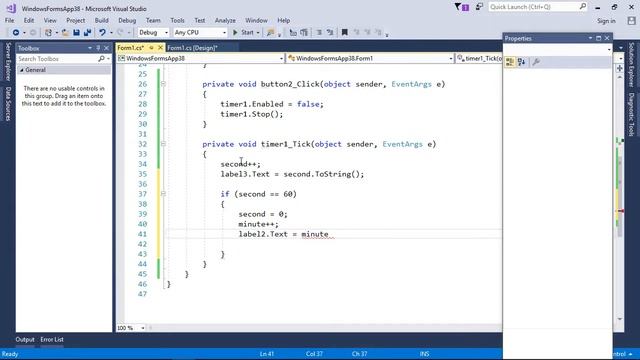 Timer in C# смотреть онлайн
