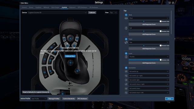 xplanehelp.co.uk Logitech Exteme 3D Pro Calibration смотреть онлайн
