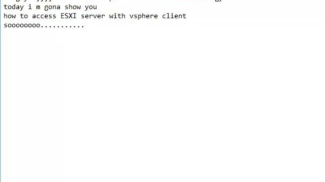 How to access ESXI server with Vsphere client смотреть онлайн