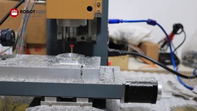 RobotDigg 3 or 4 axis desktop vertical cnc engraver смотреть онлайн