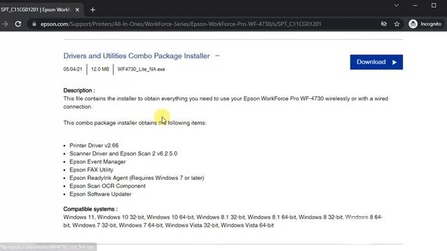How to Download Drivers for Epson WorkForce Pro WF-4730 смотреть онлайн