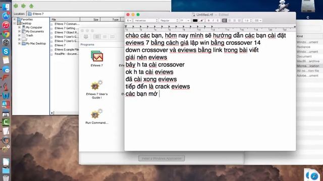 How to install Eviews on Mac - Hướng dẫn cài eviews trên Mac смотреть онлайн