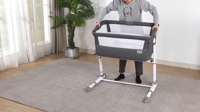 RONBEI Bassinet assemble directions смотреть онлайн