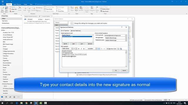 Adding links and logos to Outlook signatures - Tech Tip Thursdays смотреть онлайн