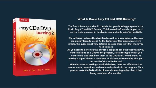 Roxio Easy CD and DVD Burning Review смотреть онлайн