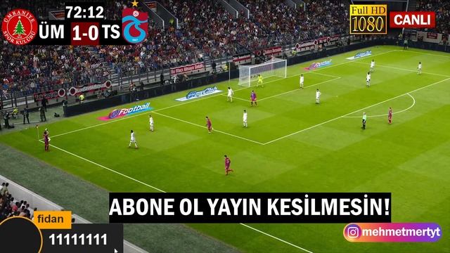 TRABZONSPOR ÜMRANİYESPOR MAÇI CANLI İZLE смотреть онлайн