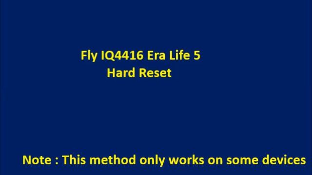 How to Hard Reset Fly IQ4416 Era Life 5 and Forgot Password Recovery, Factory Reset смотреть онлайн