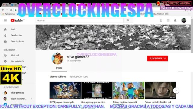 OVERCLOCKINGESPA🔴ESPECIAL 900 PERSONAS WINDOWS XP 7 8 8.1 10 EXPLORER NO REFRESH NO F5🔴4-9-2017 смотреть онлайн