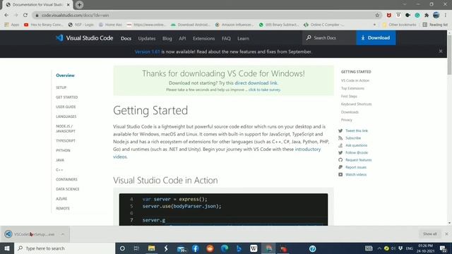 How to download Visual Studio Code | #vscode смотреть онлайн