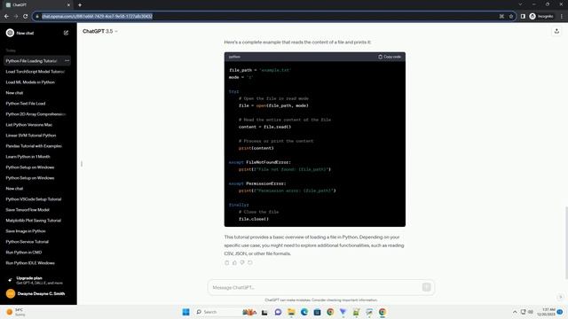 loading a file in python смотреть онлайн