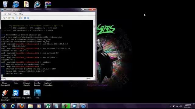 Metasploit Mozilla Firefox Reduceright Exploit (Tutorial) смотреть онлайн