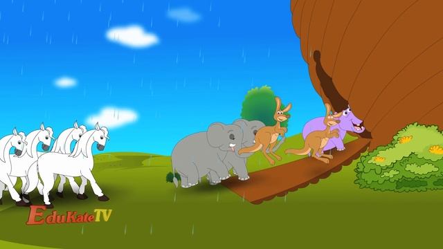 The Animals Went In Two Nursery Rhyme With Lyrics