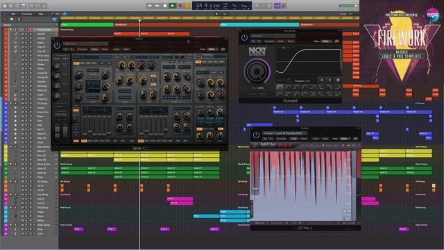 Nu Disco Logic Pro Template Firework смотреть онлайн