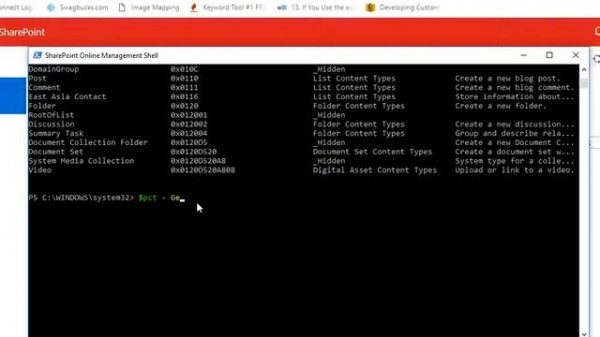 How to create and delete content types using SharePoint PNP Powershell Module