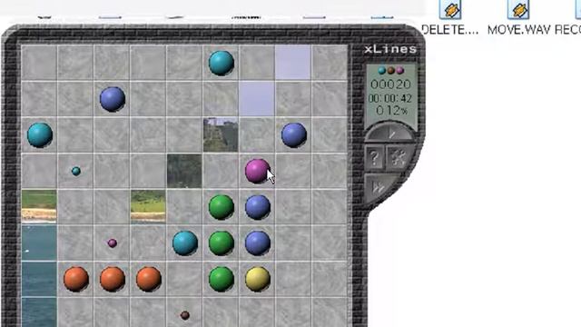 xLines v1.2 (Windows game 2001) смотреть онлайн
