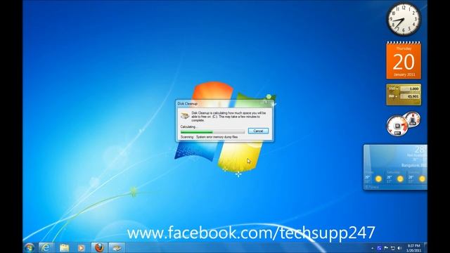 How to do Disk Cleanup in Windows 7 смотреть онлайн
