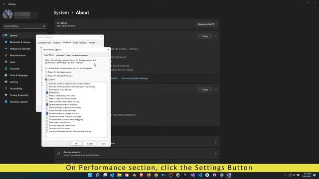How to Select Visual Effects settings That Adjust Windows 11 for Best Appearance смотреть онлайн
