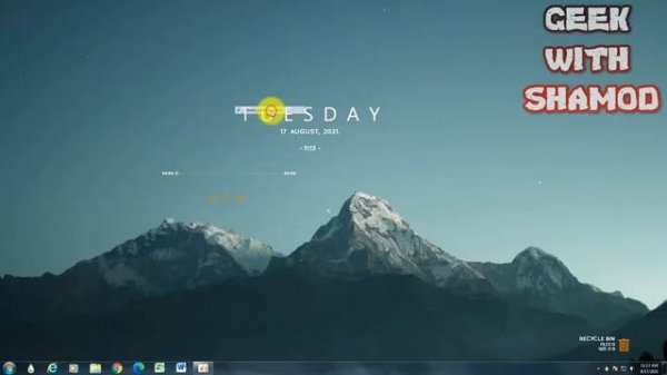 desktop එක ලස්සන කරමු 02 - How to customize your desktop with rainmeter mond skin