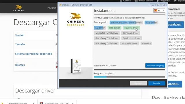Instalación de drivers para todos los dispositivos (chimera tool) смотреть онлайн