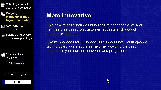 instalacion de Windows 98 SE en Virtual Box part1 смотреть онлайн