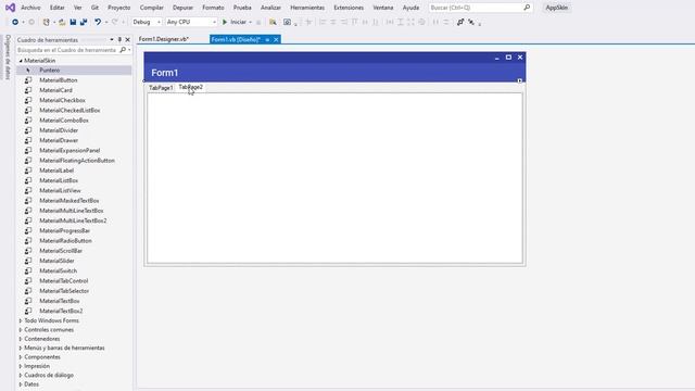 Diseña formularios con Material Skin C# y VB | Super Fácil смотреть онлайн