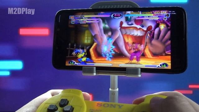 Marvel vs. Capcom 2 PS2 Gameplay on Android with AetherSX2 and Dualshock 3 Controller смотреть онлайн