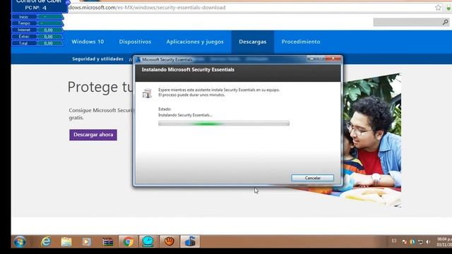 como descargar un antivirus windows security essential PARTE II смотреть онлайн