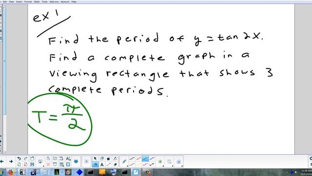 6.4 Graphs of Tangent, Cotangent, Secant, Cosecant 12-13-18 смотреть онлайн
