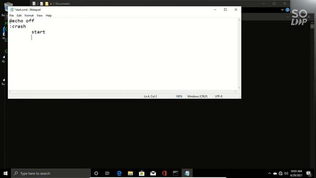 crash the windows using cmd смотреть онлайн
