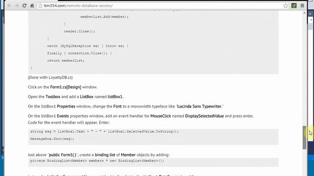09 - Create ListBox and Populate смотреть онлайн
