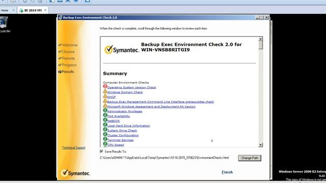 Symantec BE 2015 Pre Installation Check Tutorial смотреть онлайн